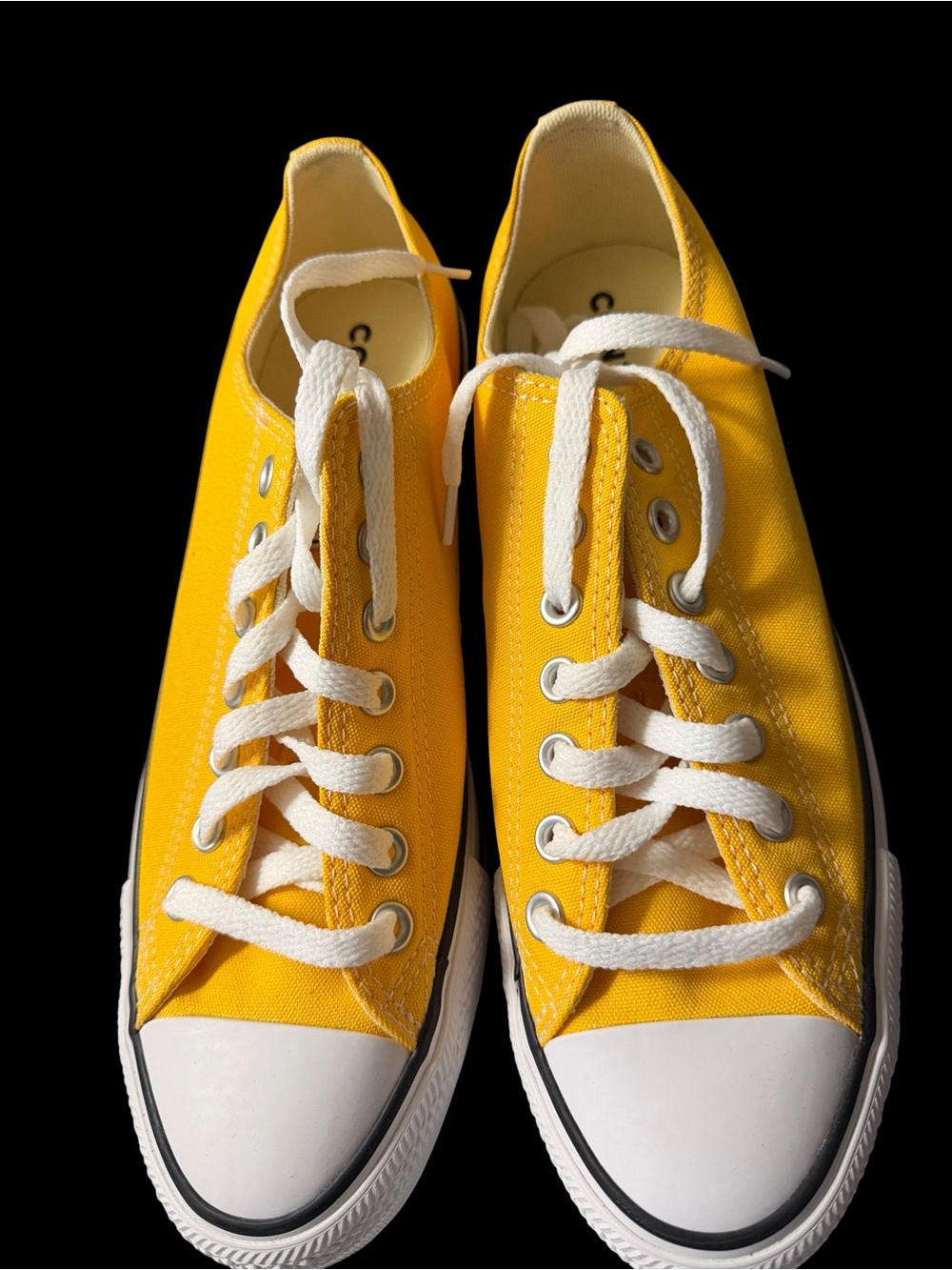 Converse Chuck Taylor All Star Low Lemon Chrome Yellow 130129F Mens 8.5 W 10.5